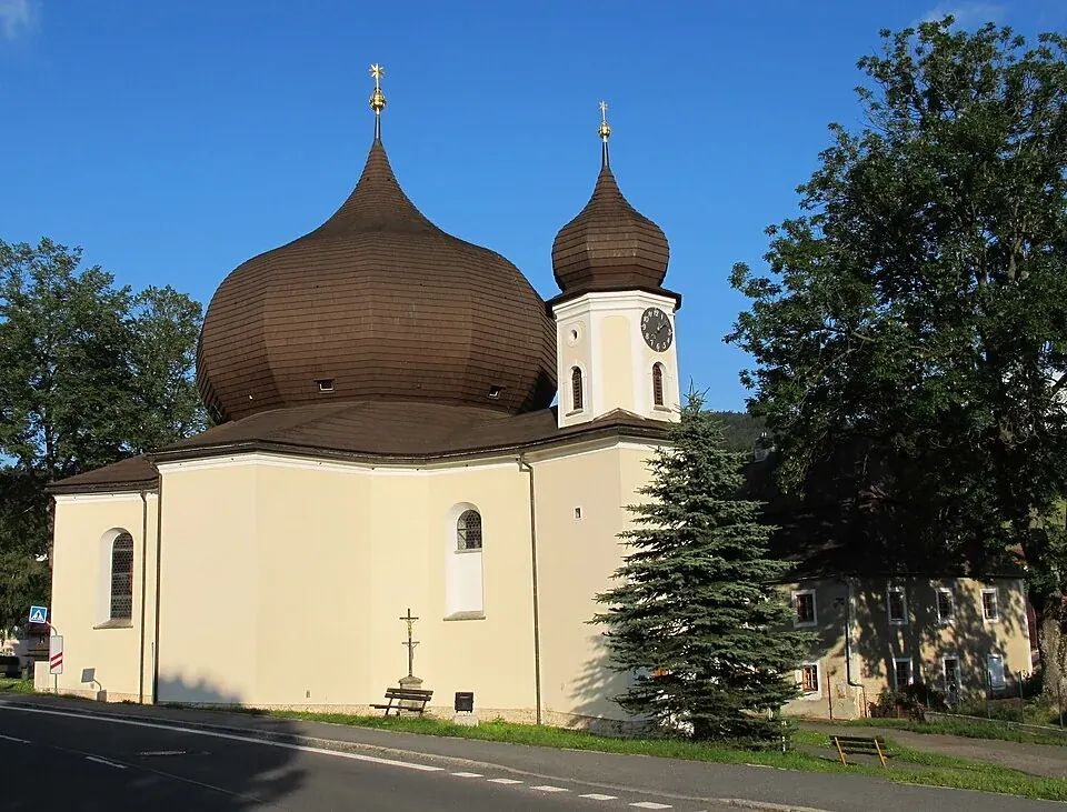 Kostel v centru Železné Rudy